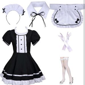 French Maid Halloween Costume Size Medium Womens